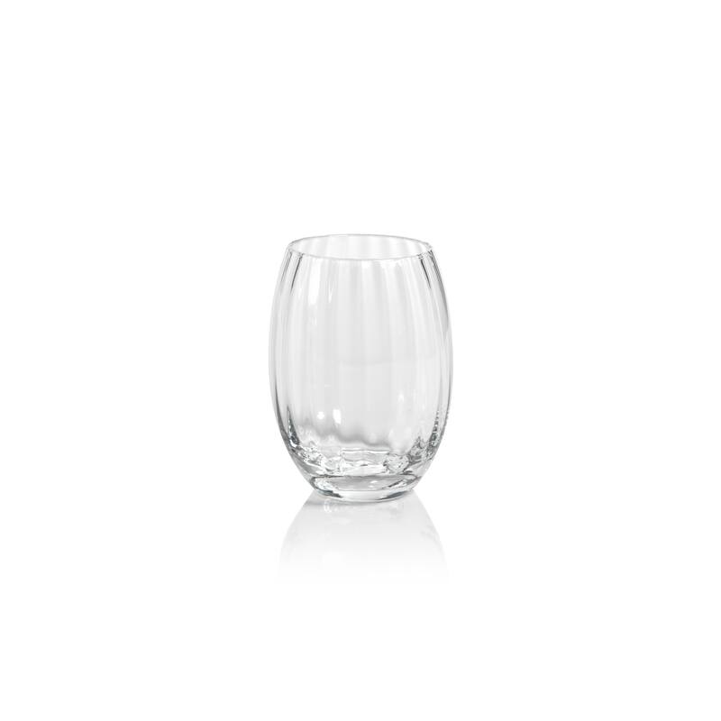 Malden Optic Stemless All-Purpose Glasses, Set of 4 - Clear