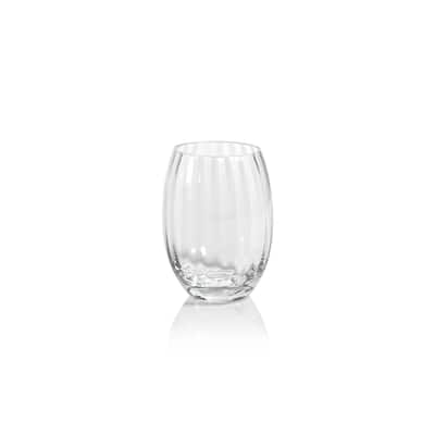 Malden Optic Stemless All-Purpose Glasses, Set of 4