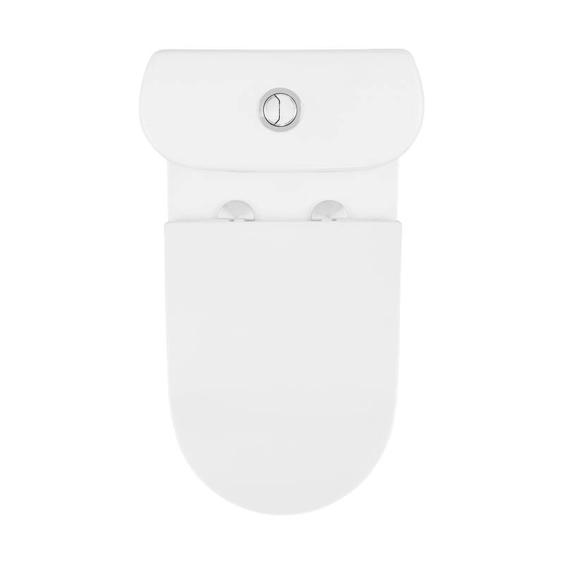 Trocadero One-Piece Elongated Toilet Dual Flush 1.1/1.6 Gpf With 10" Rough In - 34" x 24" 37"