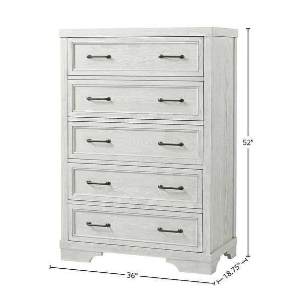 dimension image slide 0 of 2, Foundry 5-Drawer Chest