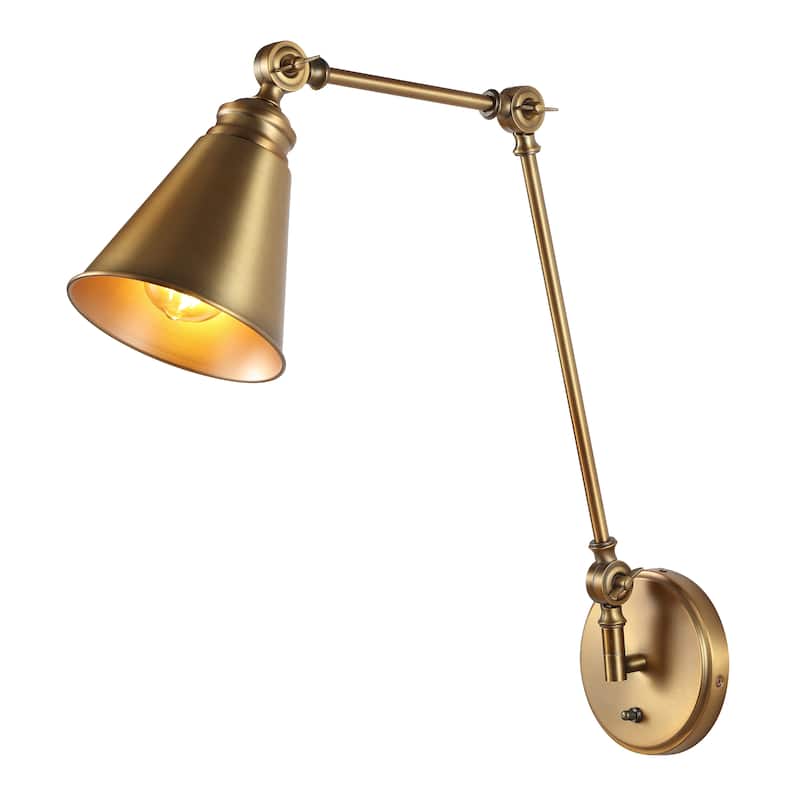 SAFAVIEH Lighting Kensley Wall Sconce - 5.9" x 21" x 19.5"