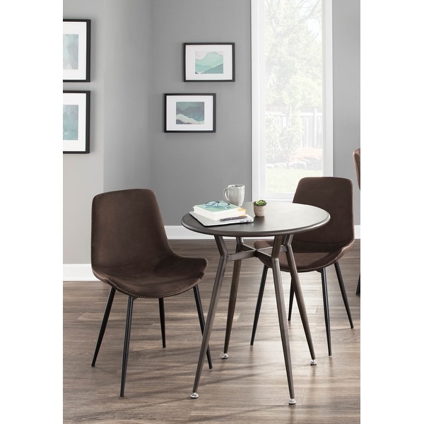 Carbon Loft Richard Black Metal Industrial Dining Chairs (Set of 2) - N/A. Opens flyout.