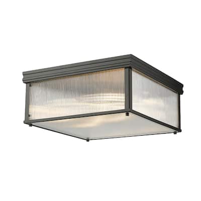 Z-Lite 7504FS18 Carnaby 4 Light 18" Wide Flush Mount Ceiling Fixture