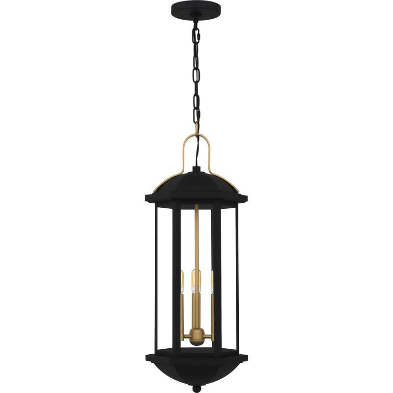 Crestfield 3-Light Matte Black Mini Pendant