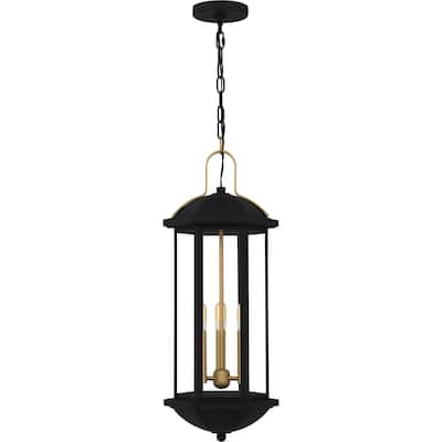 Crestfield 3-Light Matte Black Mini Pendant
