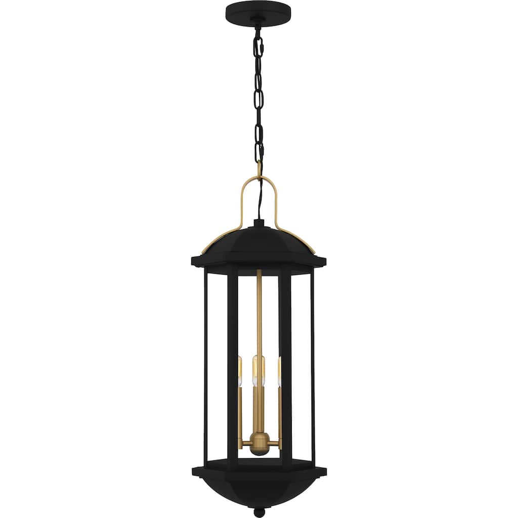 Crestfield 3-Light Matte Black Mini Pendant