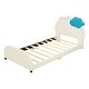 preview thumbnail 42 of 48, Cute Upholstered Bed Frame Cloud-Shaped