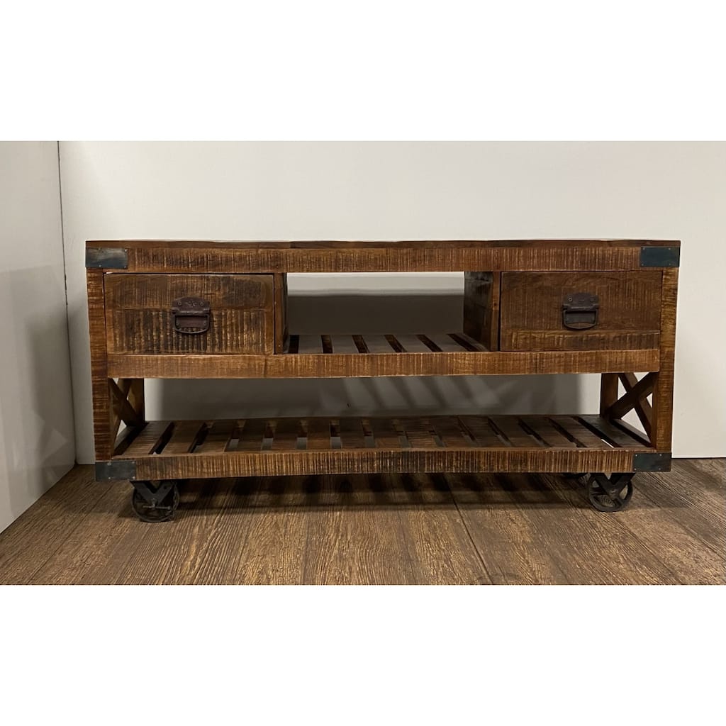 Modern Farmhouse Console Buffet Cabinet - 17.5" W x 59" D x 24" H