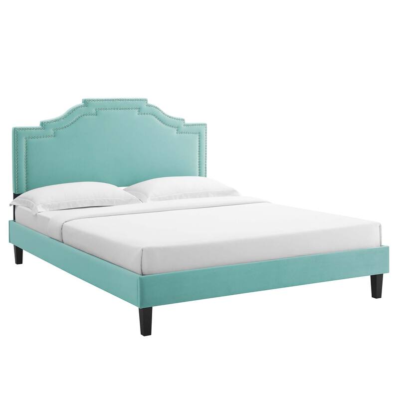 Adelaide Performance Velvet King Platform Bed