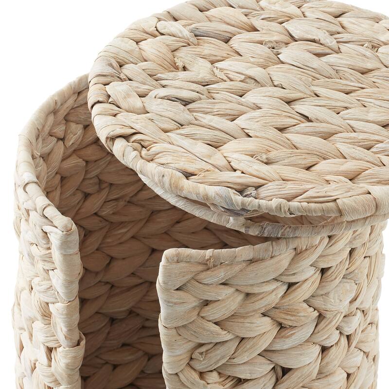 Toilet Paper Roll Holder Stand Bathroom Tissue Storage Organizer