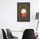 preview thumbnail 11 of 10, iCanvas "Festive Wreath White Cat" by Kim Haskins Framed