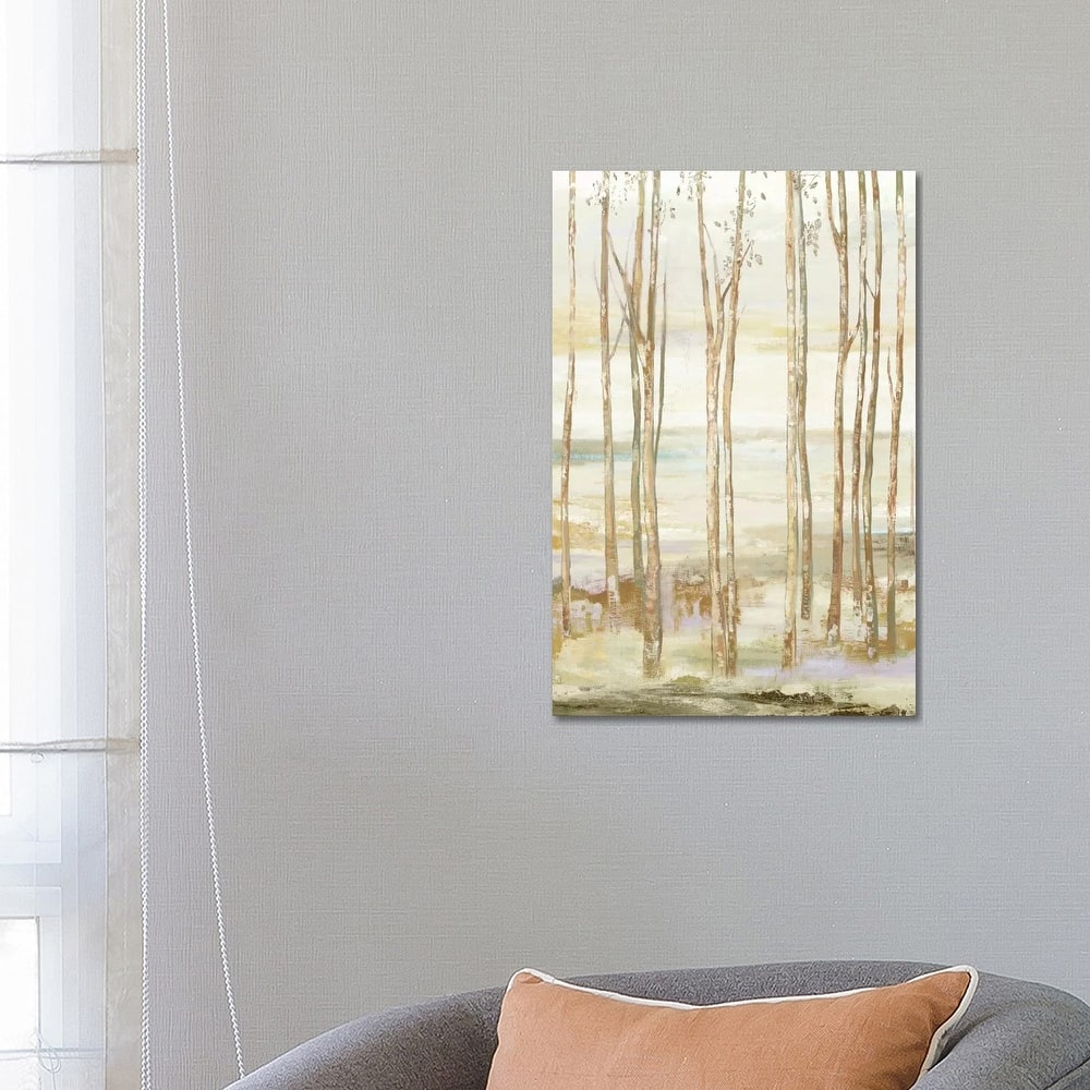 iCanvas "White On White Trees" by Allison Pearce Canvas Print