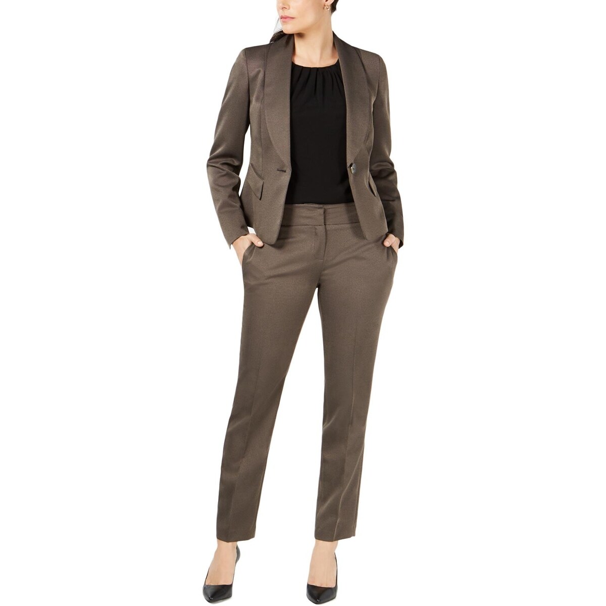 petite pant suits for work