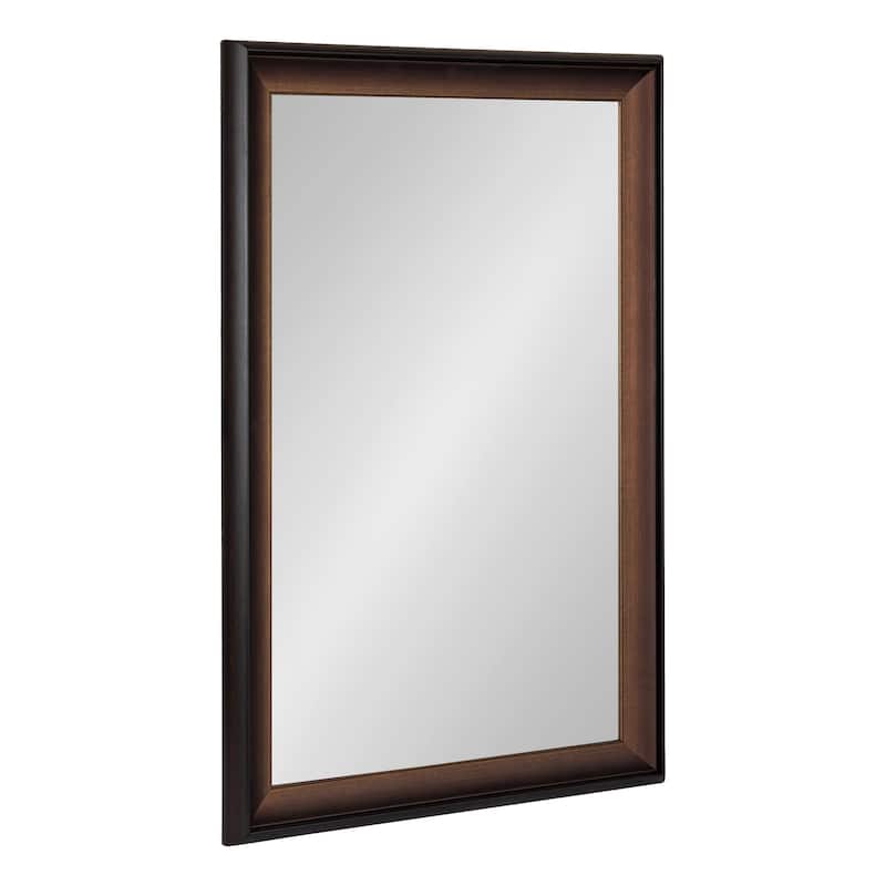 Kate and Laurel Gotley Rectangle Wall Mirror - 20x30 - Bronze