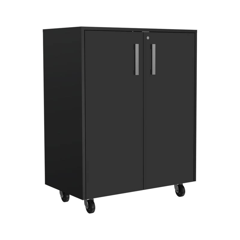 Storage Cabinet, Double Door and Casters
