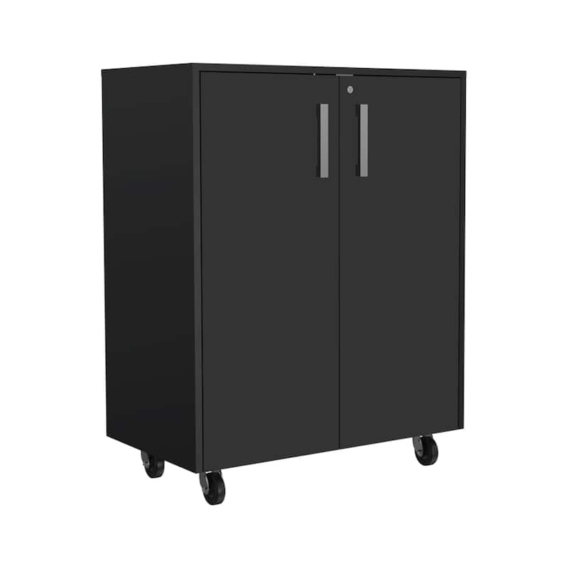 Storage Cabinet Lions, Double Door and Casters