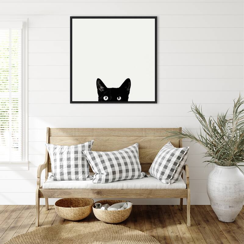 Curiosity Framed Canvas Wall Art Print