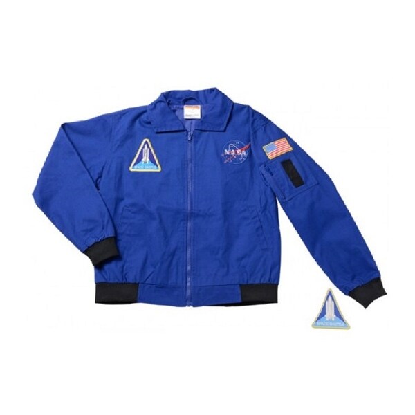 nasa blue flight jacket