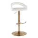 Option White Faux Leather