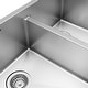 preview thumbnail 9 of 7, Karran Elite Undermount Stainless Steel 32 in. 16-Gauge Double Bowl 60/40 Kitchen Sink Kit - Silver