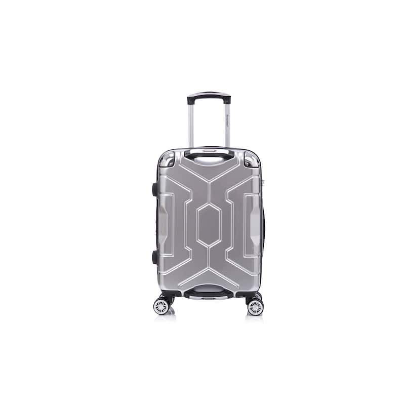 3 Piece Technology PC Hardshell Lightweight Durable Suitcase with Rotating Wheels and Adjustable Ergonomic Telescopic Handle