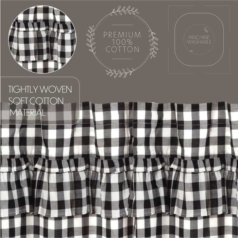 Annie Buffalo Check Ruffled Tier Set of 2