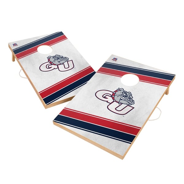 slide 2 of 5, Gonzaga University Bulldogs ZAGS 2x4 Tailgate Cornhole Boards Include Carrying Case