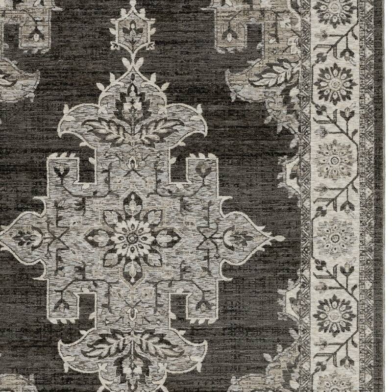 HomeRootsMedallion Traditional Rectangle Area Rug