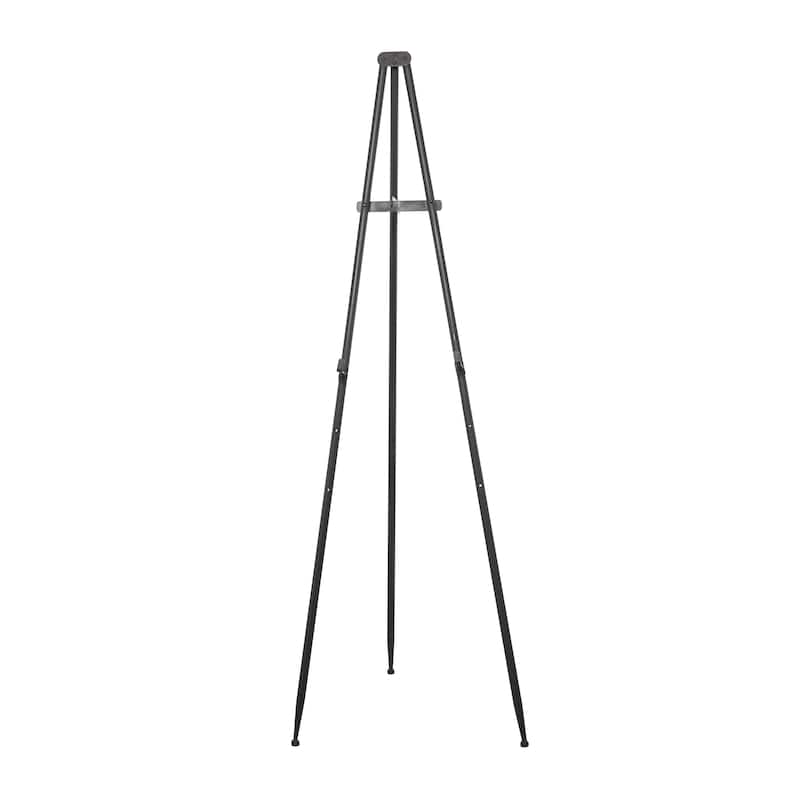 Metal Extra Large Adjustable 3 Tier Display Easel with Foldable Stand - Black or White - Roche River Decor