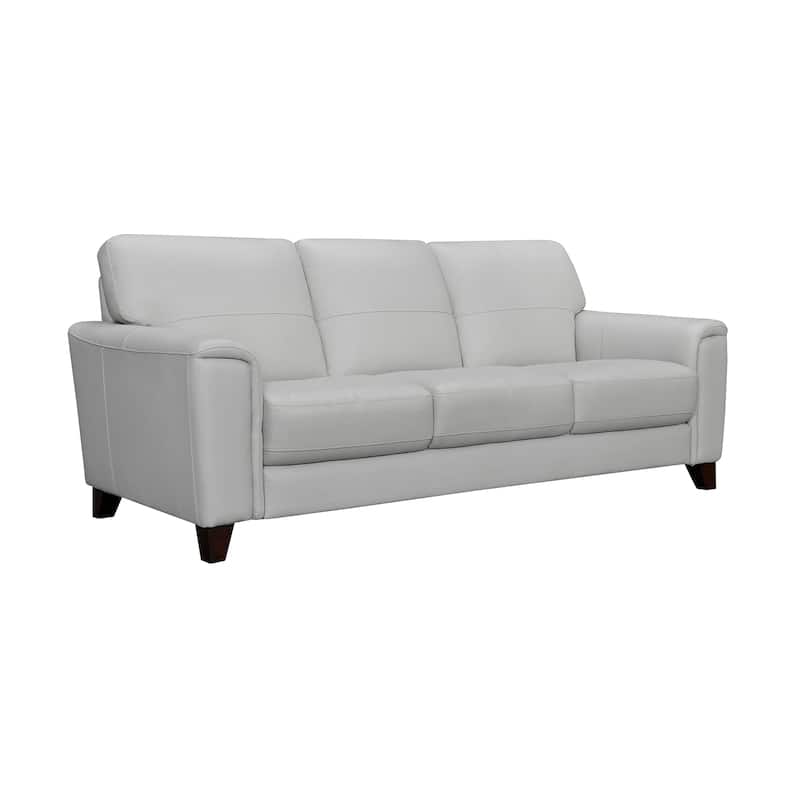 Bergen 87" Leather Upholstered 3-Seater Sofa