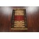 preview thumbnail 2 of 14, Geometric Kilim Shiraz Persian Tribal Area Rug Hand-woven Wool Carpet - 2'0" x 2'10"