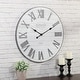 preview thumbnail 2 of 39, FirsTime & Co. Emmett Farmhouse Shiplap 27-in. Round Wall Clock
