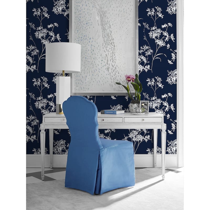 Luxe Haven Floral Mist Peel and Stick Wallpaper