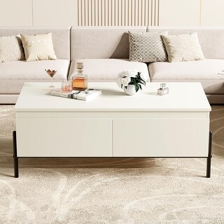 Coffee Table with Drawers - White Center Table - Bed Bath & Beyond ...