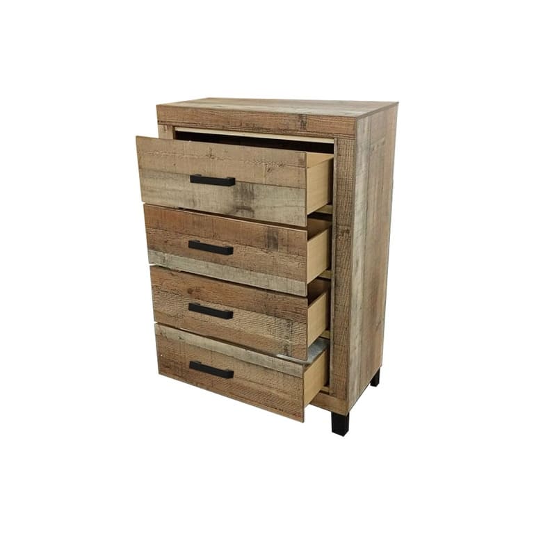 Best Quality Weathered Brown Dresser, Dresser w/Mirror and Chest.