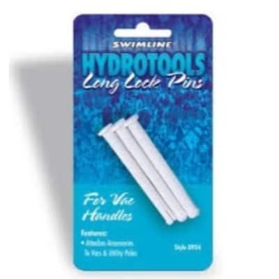 5.5-Inch White Long Lock Pins for Poles and Vacuum Handles For Swimming Pool - 7.5"