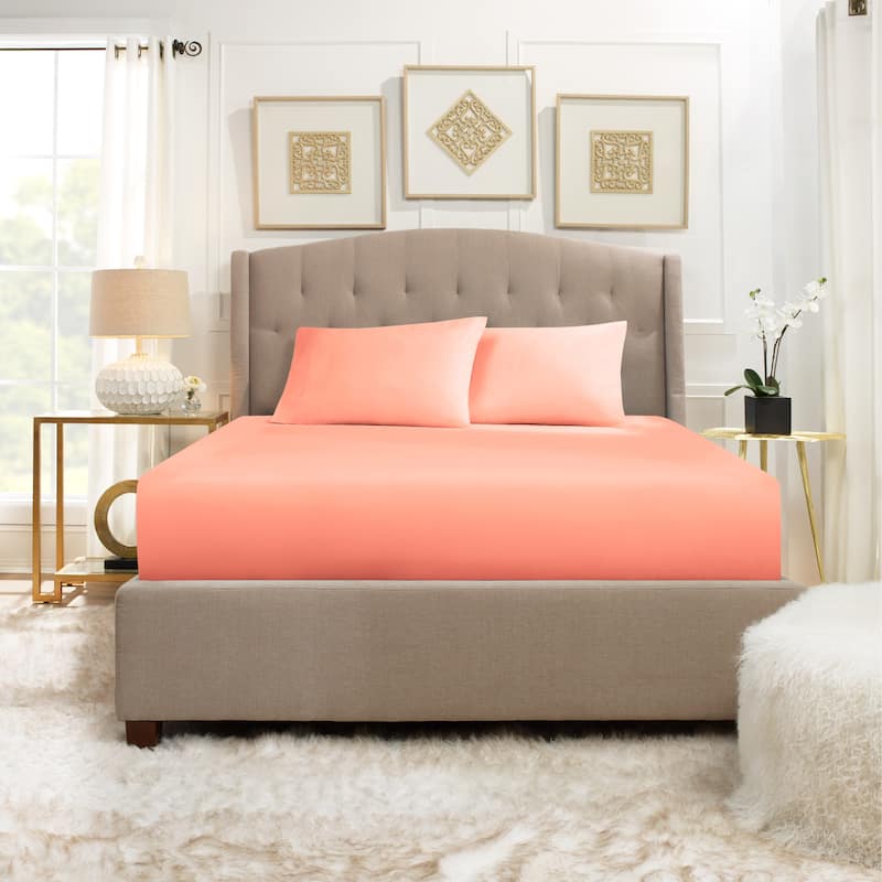 Empyrean Bedding Ultra Soft Microfiber 3 Piece Bed Sheet Set - Extra Deep Pocket Fitted Sheet with 2 Pillowcases