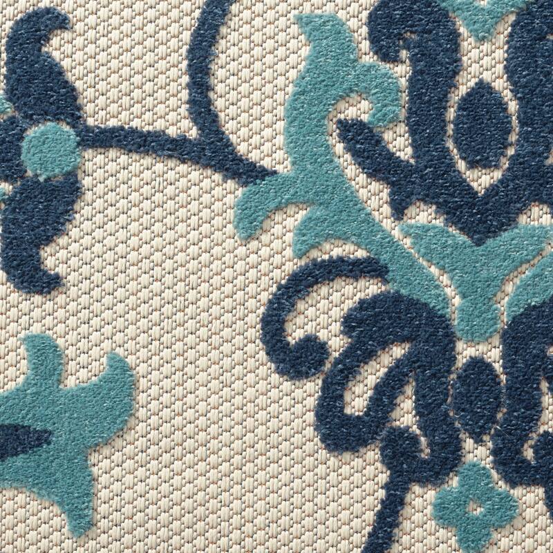 Altosi Botanic Elegance Weather Resistant Timeless Grace Outdoor Rug