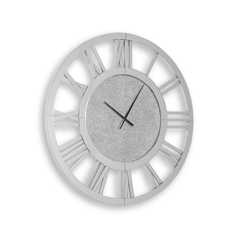 Signature Design by Ashley Reinport Gray Wall Clock - 39.38" W x 1.25" D x 39.38" H