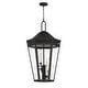 preview thumbnail 1 of 2, Maxim 30598CL Oxford 6 Light 17" Wide Outdoor Taper Candle Pendant Black