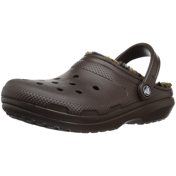 lined crocs mens