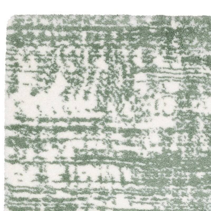HomeRoots Abstract Industrial Runner Area Rug