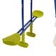 preview thumbnail 5 of 7, 6 in 1 Steel Outdoor Backyard Children Swing Set with Hanging Ring - 6-in-1