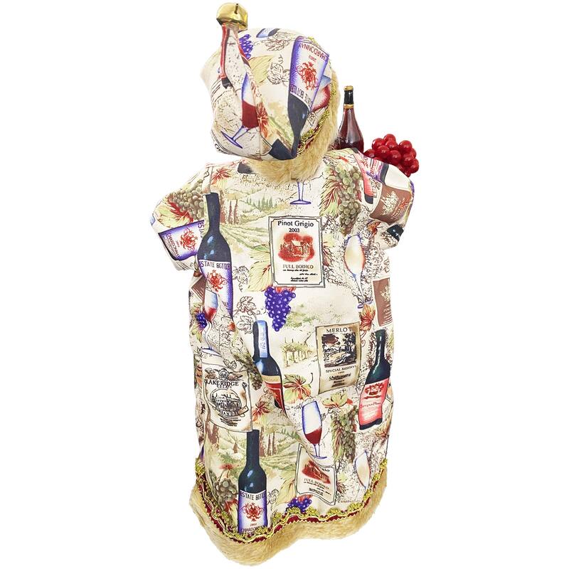 20" Wine Anyone Claus