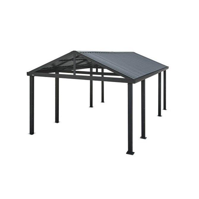 Shop Sojag Samara 12 X 20 Galvanized Steel And Aluminum Frame