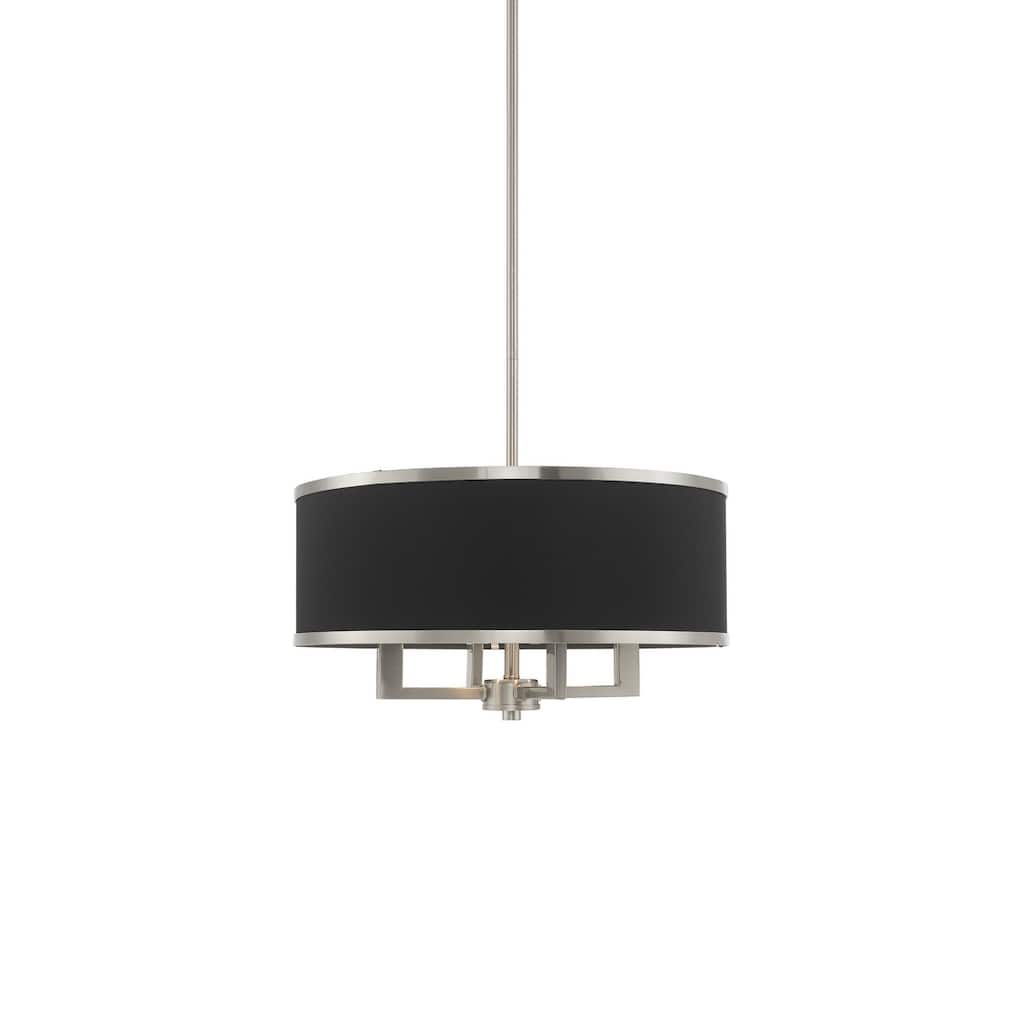 Livex Lighting Park Ridge 4 Light 18" Wide Drum Chandelier
