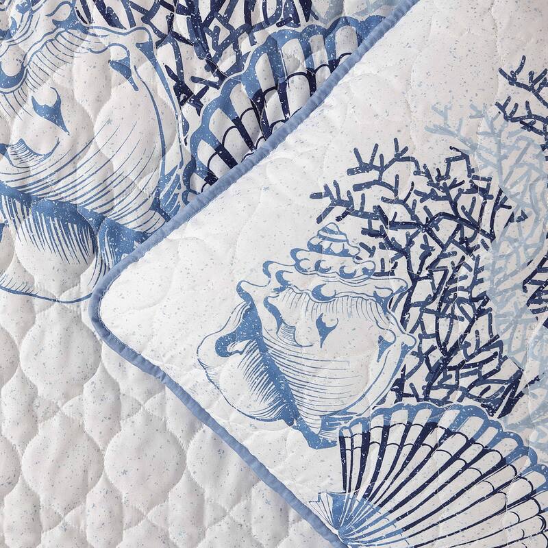 Caribbean Joe Coastal 3PC Quilt Set