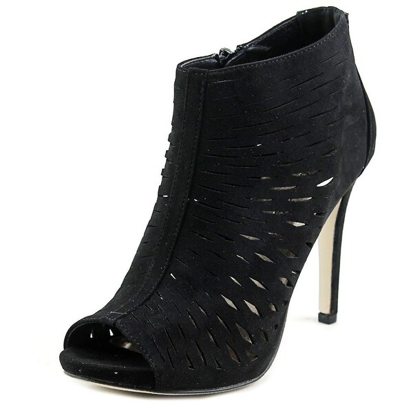 Madden Girl Rockella Open-Toe Suede Bootie