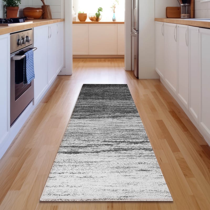 Premium Washable Super Soft Chunky Ombre Mayfield Rug - Gray - 2' 3" x 7' 6"
