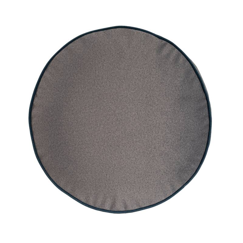 Qiviut Gray Foot Pouf
